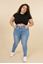 Picture of PLUS SIZE RHINE STONES SLIM JEANS